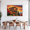Italian Village at Dusk Dining Room Demo