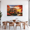 Italian Village at Dusk Dining Room Demo