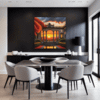Italian Village at Dusk Dining Room Demo