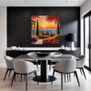 Italian Village at Dusk Dining Room Demo