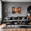 Italian Village at Dusk Living Room Demo