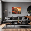Italian Village at Dusk Living Room Demo