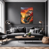 Italian Village at Dusk Living Room Demo