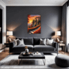 Italian Village at Dusk Living Room Demo