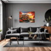 Italian Village at Dusk Living Room Demo