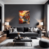 Italian Village at Dusk Living Room Demo