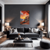 Italian Village at Dusk Living Room Demo
