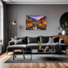 Italian Village Dusk Living Room Demo
