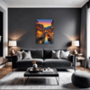 Italian Village Dusk Living Room Demo