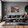 Italian Village Dusk Living Room Demo