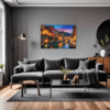 Italian Village Dusk Living Room Demo