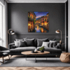 Italian Village Dusk Living Room Demo