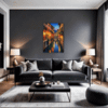 Italian Village Dusk Living Room Demo