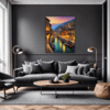 Italian Village Dusk Living Room Demo