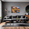 Italian Village Evening Living Room Demo