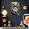 Joyful Persian Cat Children's Room Demo