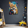 Joyful Persian Cat Children's Room Demo