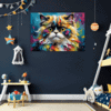 Joyful Persian Cat Children's Room Demo