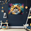 Joyful Persian Cat Children's Room Demo