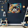 Joyful Persian Cat Children's Room Demo