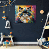 Joyful Persian Cat Children's Room Demo