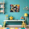 Joyful Persian Cat Children's Room Demo