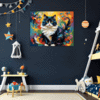 Joyful Persian Cat Children's Room Demo