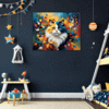 Joyful Persian Cat Children's Room Demo