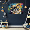 Joyful Persian Cat Children's Room Demo