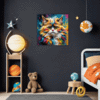 Joyful Persian Cat Children's Room Demo