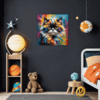 Joyful Persian Cat Children's Room Demo