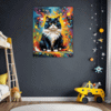 Joyful Persian Cat Children's Room Demo