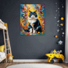 Joyful Persian Cat Children's Room Demo