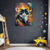 Joyful Persian Cat Children's Room Demo