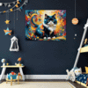 Joyful Persian Cat Children's Room Demo