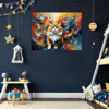 Joyful Persian Cat Children's Room Demo