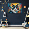 Joyful Persian Cat Children's Room Demo