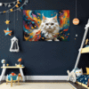 Joyful Persian Cat Children's Room Demo