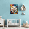 Joyful Persian Cat Children's Room Demo