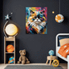 Joyful Persian Cat Children's Room Demo
