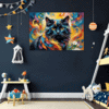 Joyful Persian Cat Children's Room Demo
