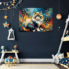 Joyful Persian Cat Children's Room Demo