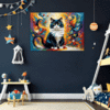 Joyful Persian Cat Children's Room Demo