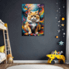 Joyful Persian Cat Children's Room Demo