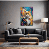 Joyful Persian Cat Living Room Demo