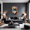 Joyful Persian Cat Living Room Demo