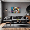 Joyful Persian Cat Living Room Demo