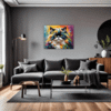 Joyful Persian Cat Living Room Demo