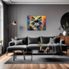 Joyful Persian Cat Living Room Demo