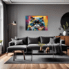 Joyful Persian Cat Living Room Demo